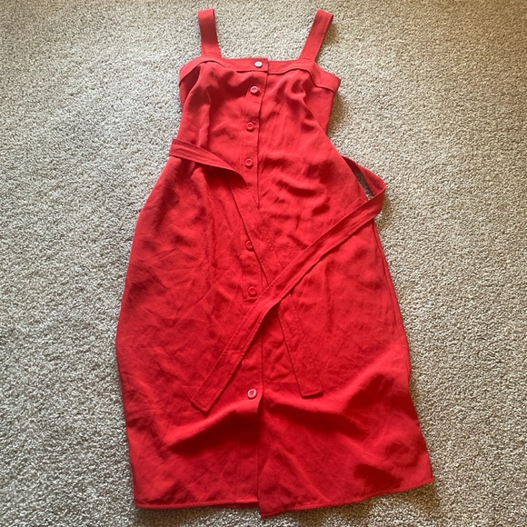 Everlane The Japanese GoWeave Picnic Dress in Red - Picture 2 of 3